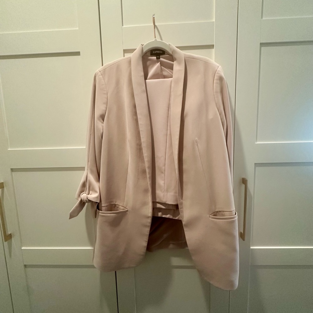 Express Pale Rose Pants Suit